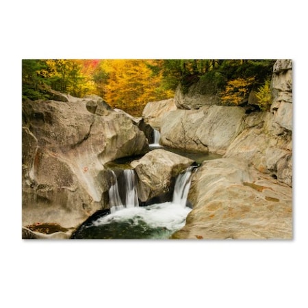Michael Blanchette Photography 'Fall At The Falls' Canvas Art,16x24